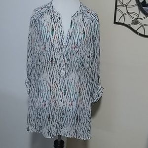 Maurice's blouse XXL multicolor